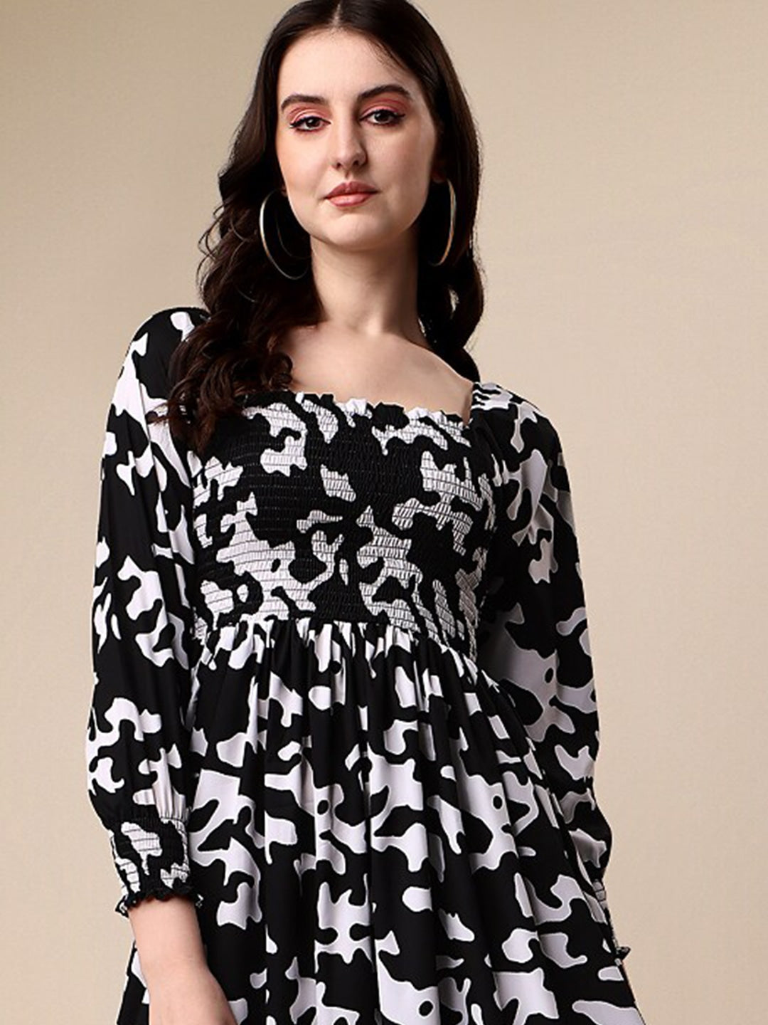 Nyári ruhák Alkalmi stílusú nyomtatott hosszú ruhák