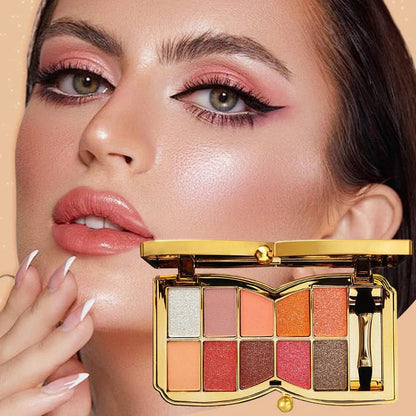 🔥🔥10 Colors Glitter Eyeshadow Palette