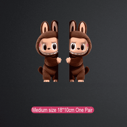 Labubu kreatív autómatrica