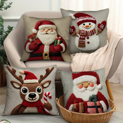 Karácsonyi témájú párnahuzat