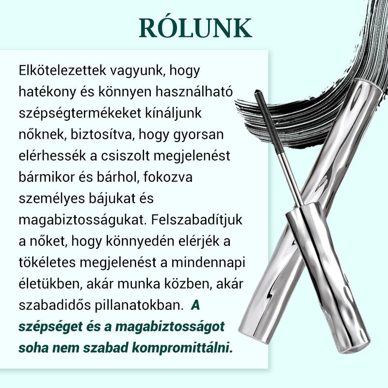 🔥 Vízálló és izzadságálló hosszabbító és göndörítő szempillaspirál