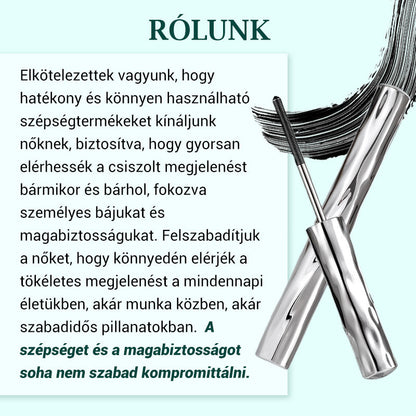 🔥 Vízálló és izzadságálló hosszabbító és göndörítő szempillaspirál