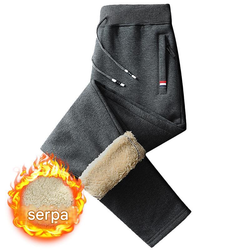 🔥👖őszi/téli nadrág, bársony, vastag, bő, laza, meleg