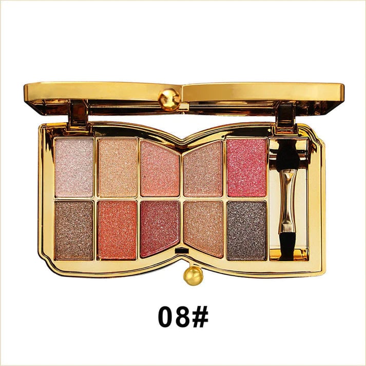 🔥🔥10 Colors Glitter Eyeshadow Palette