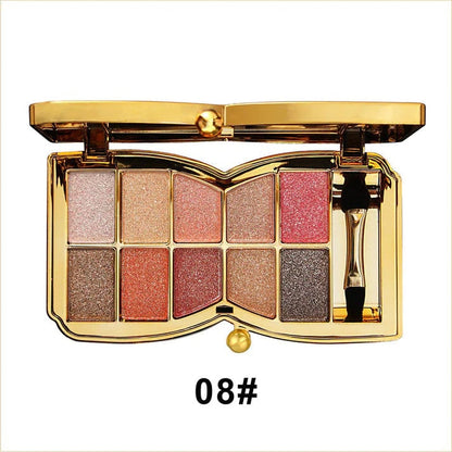 🔥🔥10 Colors Glitter Eyeshadow Palette