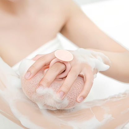 💕Szívókorongos, szuperpuha fürdőszivacs virág💦