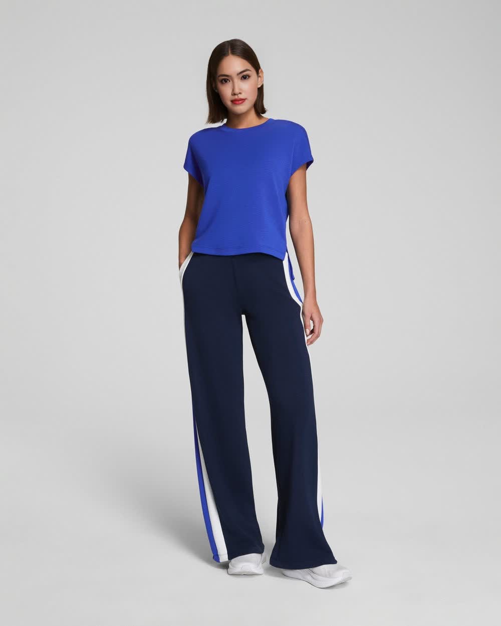 AirEssentials Colorblock széles szárú melegítőnadrág