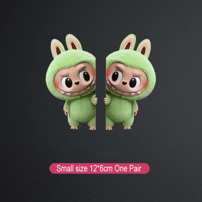 Labubu kreatív autómatrica