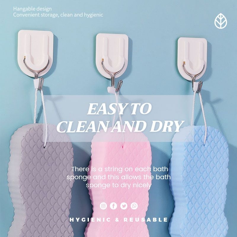 Szuper puha hámlasztó fürdőszivacs（Vásároljon 1et és kapjon 1et ingyen）