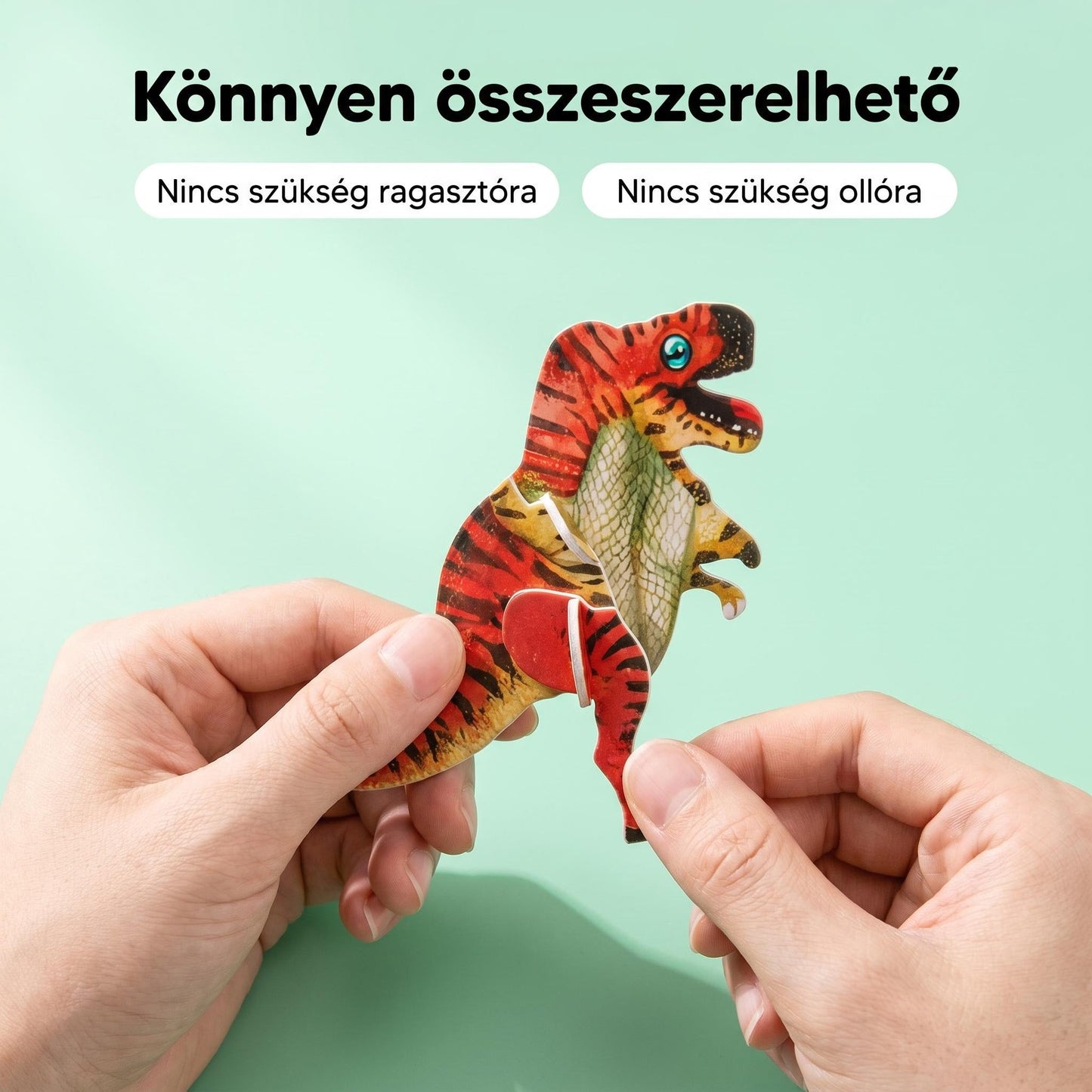 🎠Vidám időtöltés kicsiknek! DIY 3D-s rajzfilm puzzle (25 darabos készlet)(🔥 1-et fizet, 2-t kap!)