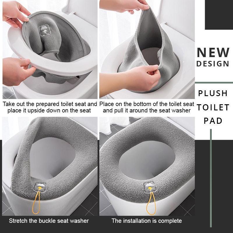 Plüss WC-párna – Puha érintés minden fürdőszobában! ✨🌿