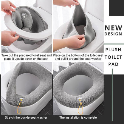 Plüss WC-párna – Puha érintés minden fürdőszobában! ✨🌿