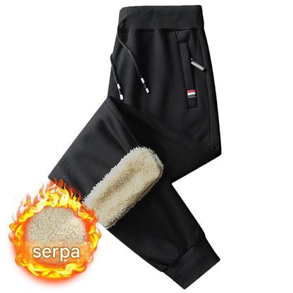 🔥👖őszi/téli nadrág, bársony, vastag, bő, laza, meleg