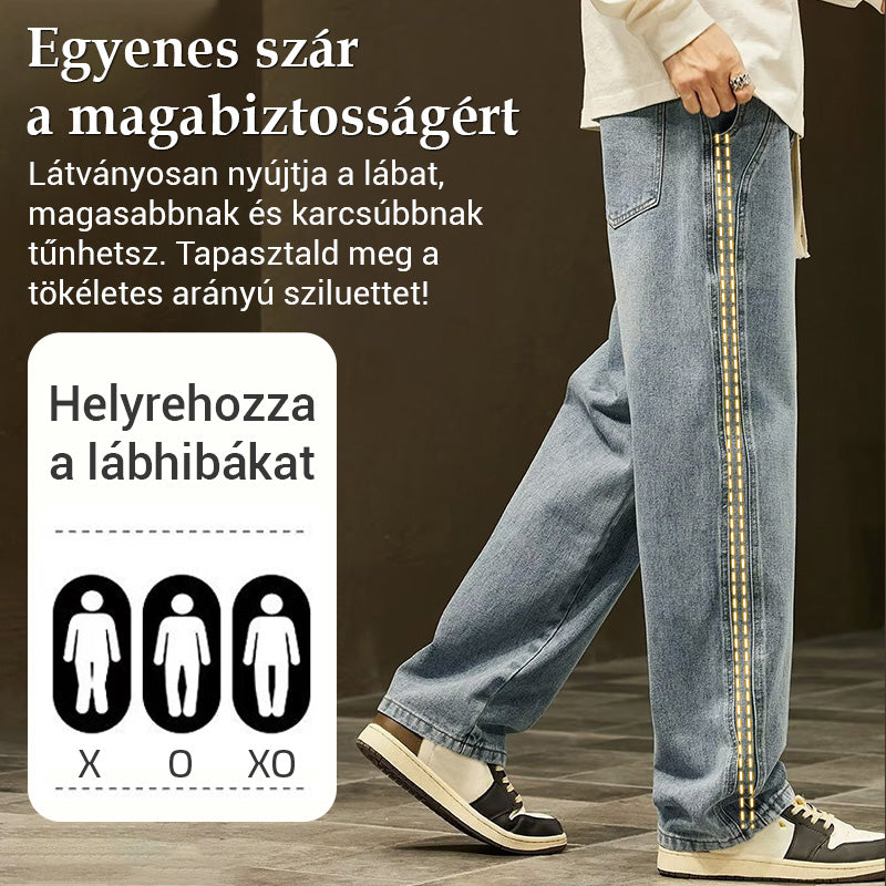 🎉 2026 Férfi laza, egyenes szabású farmer 👖