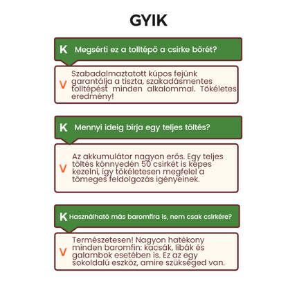 🔥🐓Elektromos baromfi tolltépő gép – Egyszerű tolltépés, idő- és energiamegtakarítás!🦆