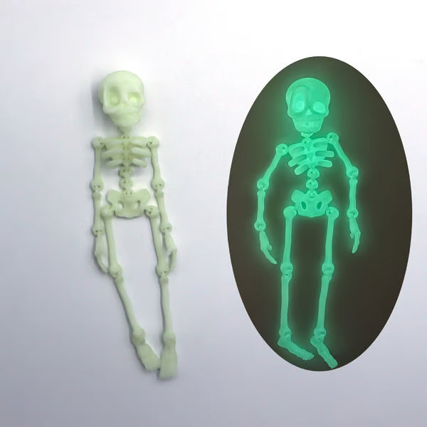 【Vásároljon 1-et, kapjon 1-et ingyen】3D nyomtatott vintage csontváz mágneses figura 🎃