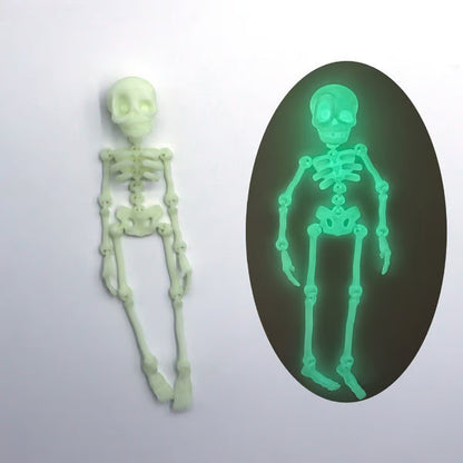 【Vásároljon 1-et, kapjon 1-et ingyen】3D nyomtatott vintage csontváz mágneses figura 🎃