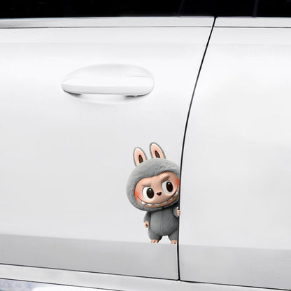 Labubu kreatív autómatrica