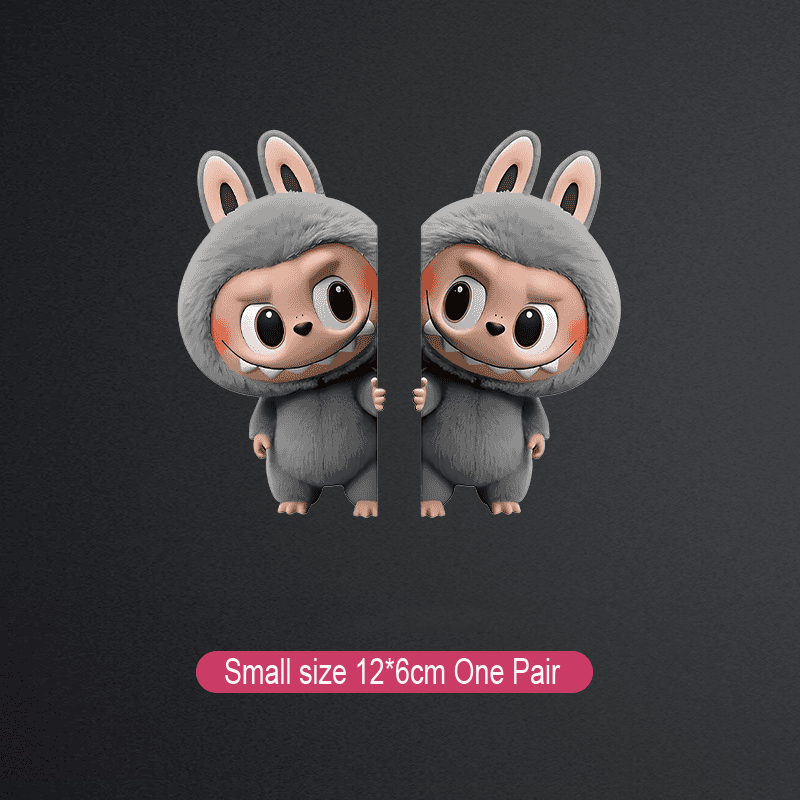 Labubu kreatív autómatrica