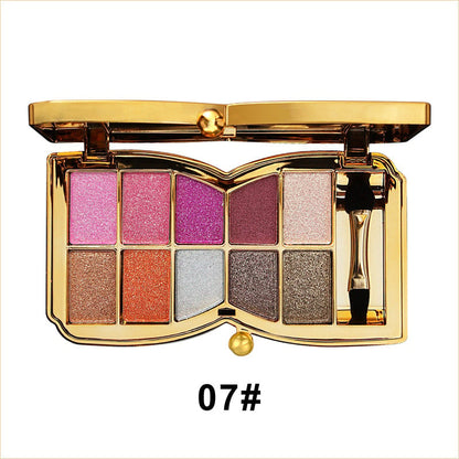 🔥🔥10 Colors Glitter Eyeshadow Palette