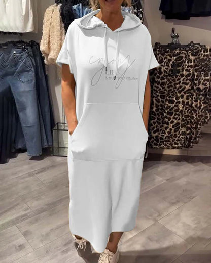 💥🔥👗【S-5XL】2025 új nyári stílusú, laza, kényelmes és lélegző, plus size pulóverruha