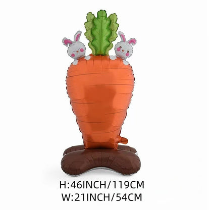 🎁Húsvéti korai madár akció🐰Óriási 3D álló nyuszi léggömb önálló ünnepi hangulatot teremt