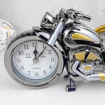 🏍️⏰Kreatív Motoros Ébresztőóra🎁