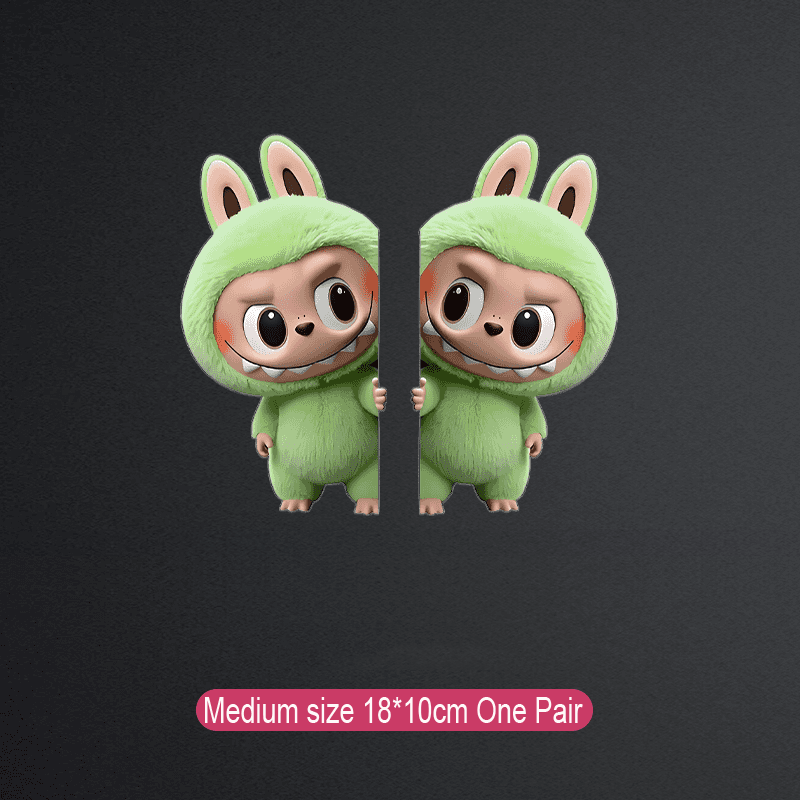 Labubu kreatív autómatrica