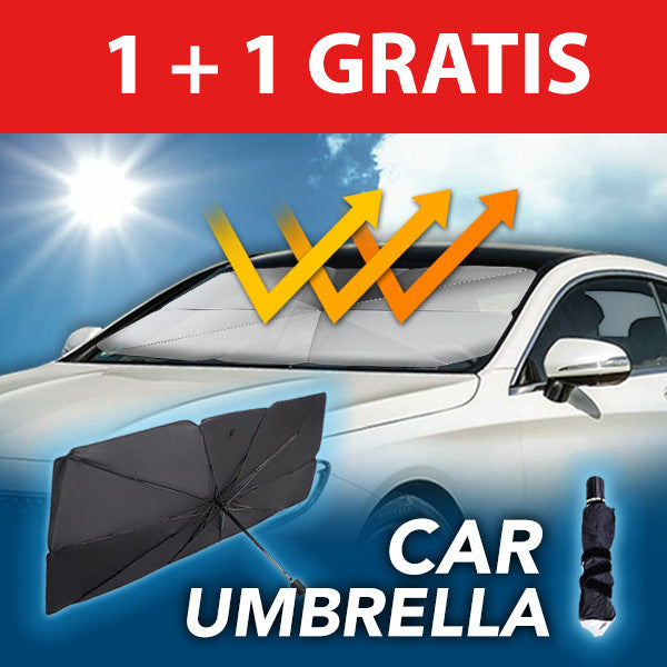 Sluneční clona na čelní sklo - Carbrella 1+1 GRATIS - Shopdbest CZ