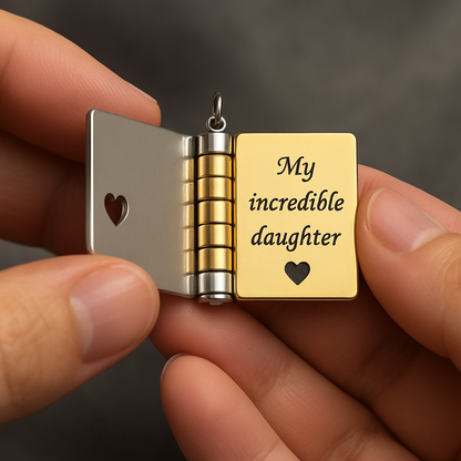 Könyv ihlette nyaklánc