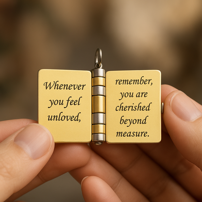 Könyv ihlette nyaklánc