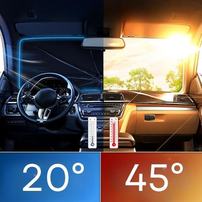 Sluneční clona na čelní sklo - Carbrella 1+1 GRATIS - Shopdbest CZ