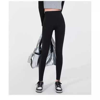 🔥Női magas derekú hálós leggings oldalsó zsebbel - pocakkontroll és popsi emelés