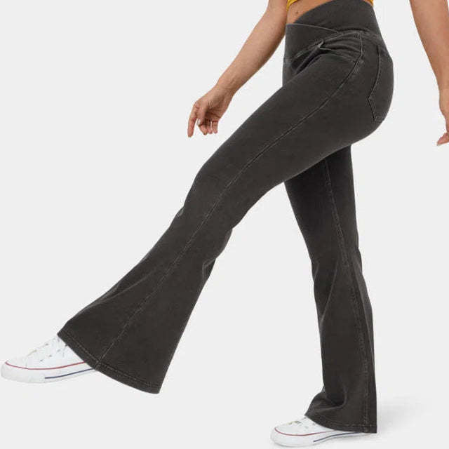 ✨👖【XS-4XL】Ladies magas derekú, elasztikus farmerek
