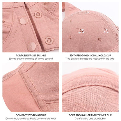 Pamut melltartó idősek számára, elülső rögzítéssel