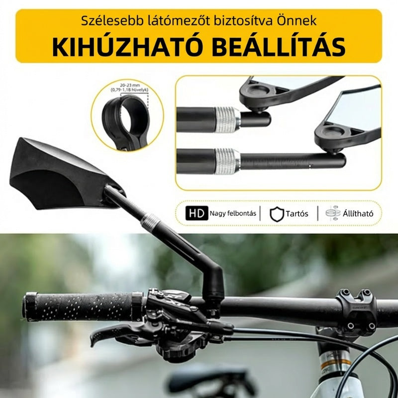 🔥 360°-ban Állítható Kormánytükör Kerékpárhoz 🚴‍♂️✨