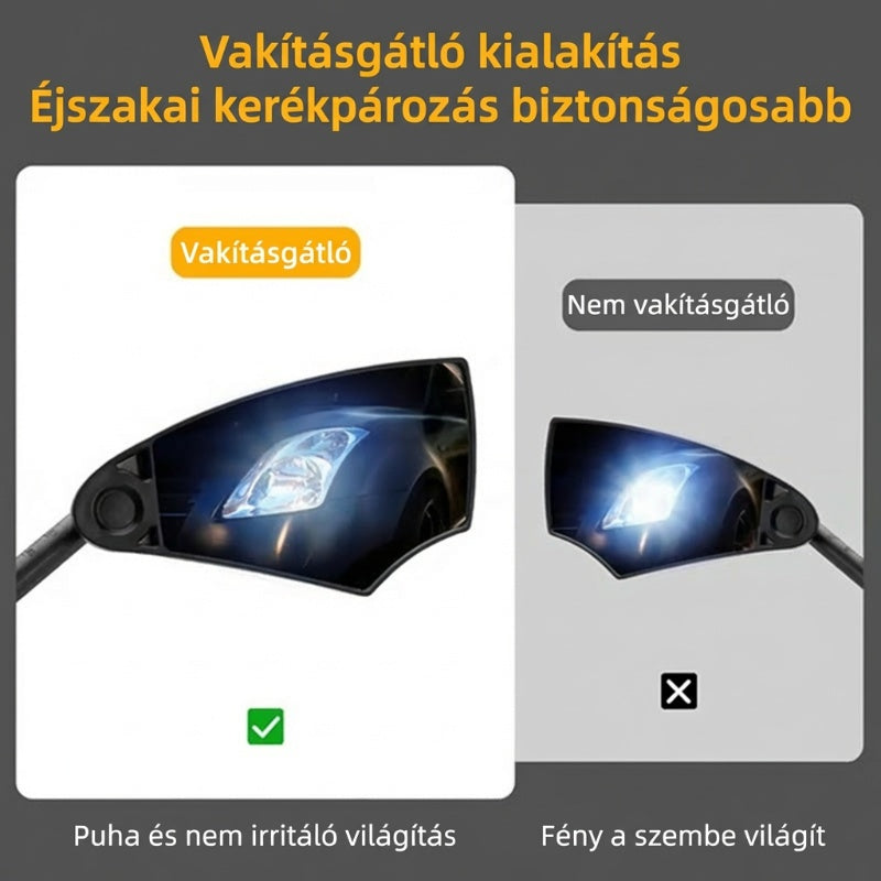 🔥 360°-ban Állítható Kormánytükör Kerékpárhoz 🚴‍♂️✨