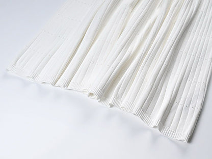 Prémium rövid ujjú derék karcsúsító Midi ruha