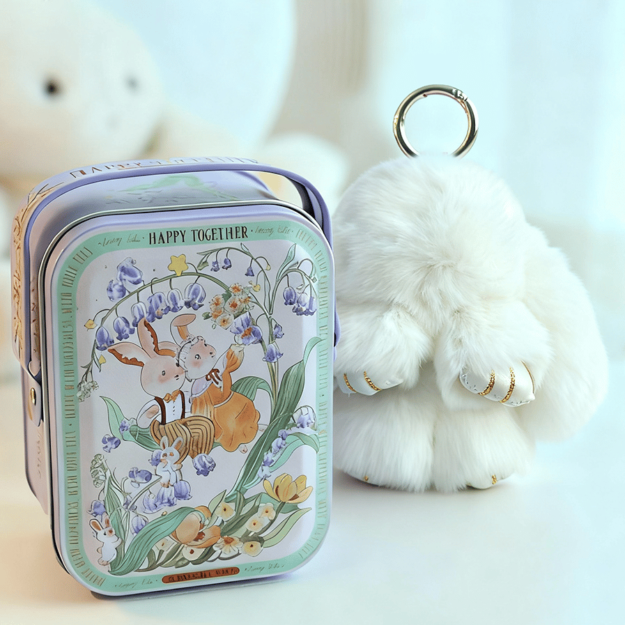 🐰🎉Kézzel készített puha nyuszi medálok
