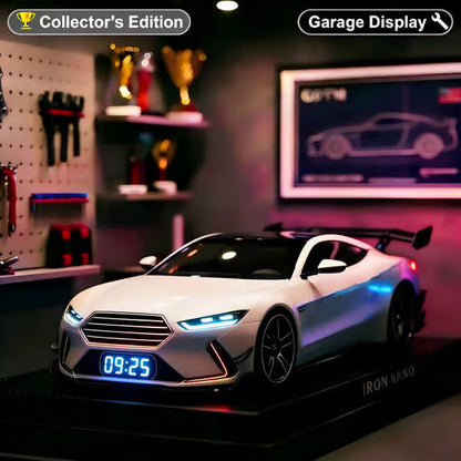 🎁 Hiperautó ébresztőóra🏎️Realisztikus motor- és fényeffektusok