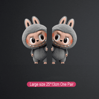 Labubu kreatív autómatrica