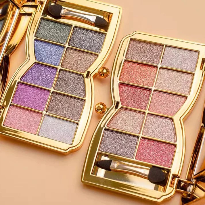 🔥🔥10 Colors Glitter Eyeshadow Palette