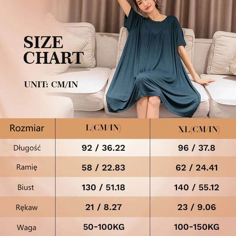 Szuper puha és kényelmes bő, rövid ujjú pizsama