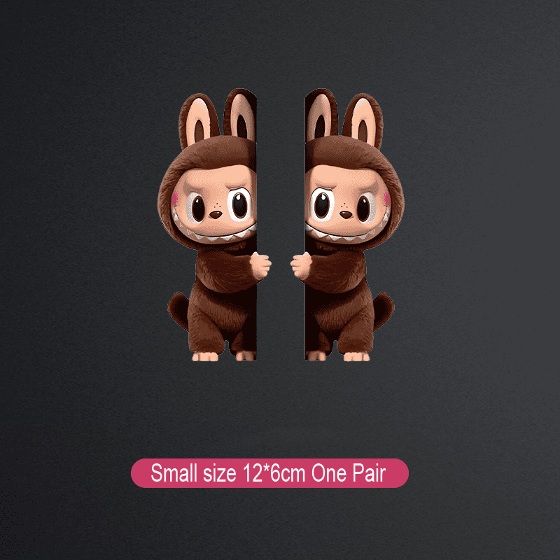 Labubu kreatív autómatrica