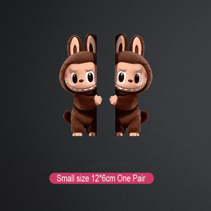 Labubu kreatív autómatrica