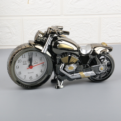 🏍️⏰Kreatív Motoros Ébresztőóra🎁