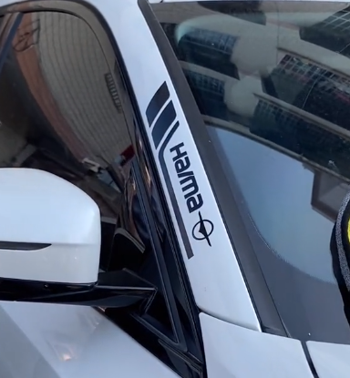 Személyre szabott autómatricák (1 pár)