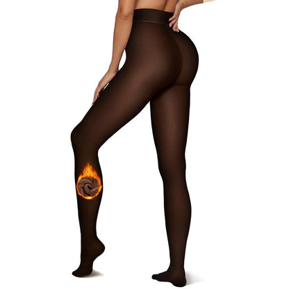Az eredeti varázslatos polár bélésű leggings, áttetsző műharisnyanadrág