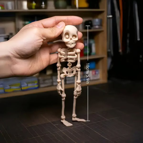 【Vásároljon 1-et, kapjon 1-et ingyen】3D nyomtatott vintage csontváz mágneses figura 🎃