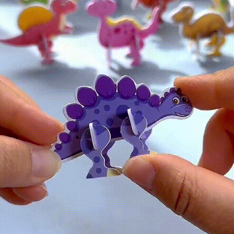 🎠Vidám időtöltés kicsiknek! DIY 3D-s rajzfilm puzzle (25 darabos készlet)(🔥 1-et fizet, 2-t kap!)